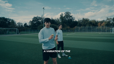 change of direction competition drill 2 (one ball)