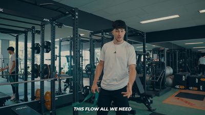 banded hip stretch flow expl.