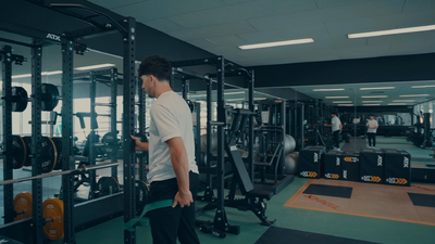 split squat pulling into extension drill