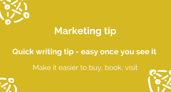 quick writing tip