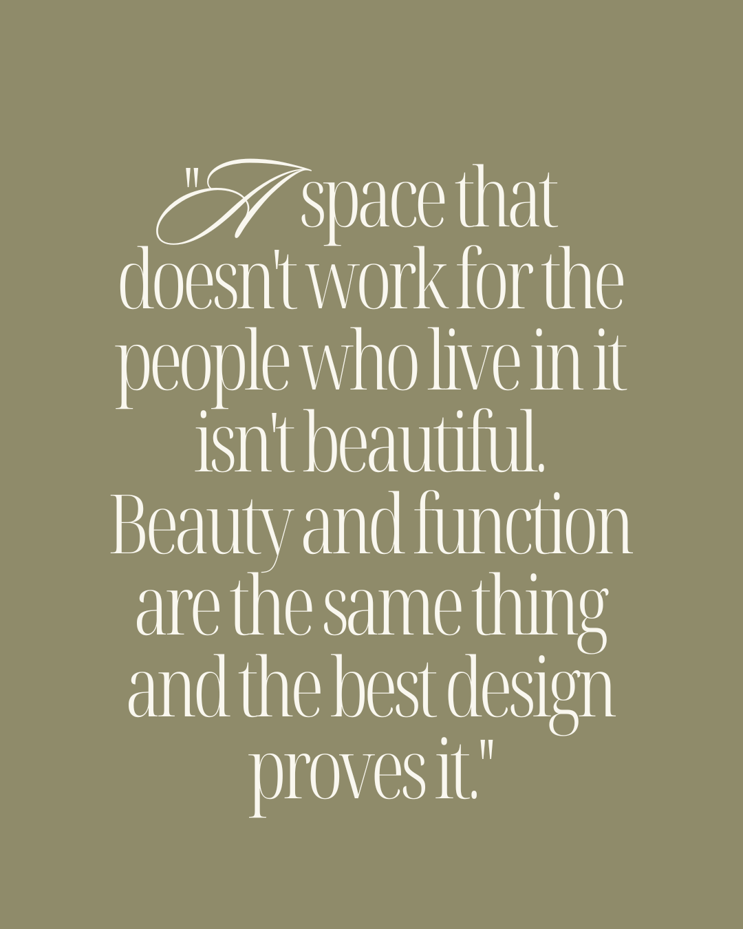 Olive Green Minimalist Wellness Motivation Quote Instagram Post