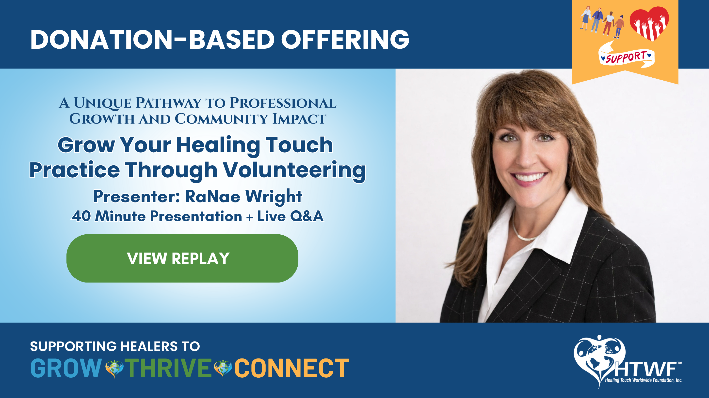 The Benefits of Volunteering REPLAY