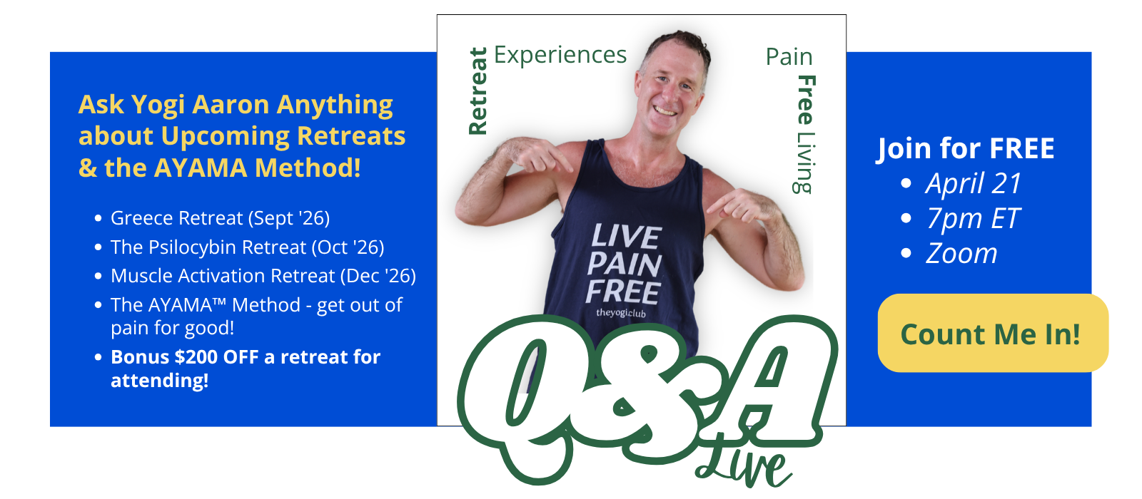 Live Q&A Homepage Promo Image