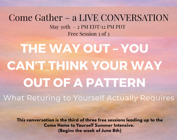 Conversation 3 - The Way Out May 30th