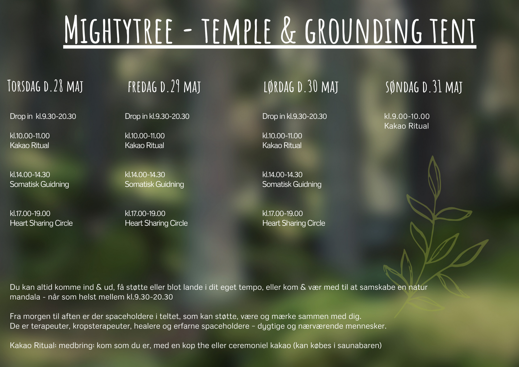 Mightytree - temple & grounding tent