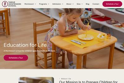 Montessori Website Theme #2