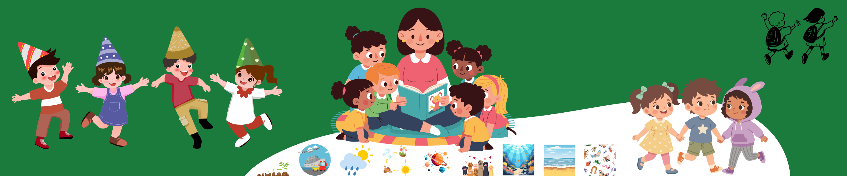 End of school year Themes (2880 x 600 px)
