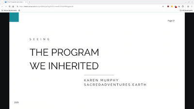 Seeing the Program We Inherited