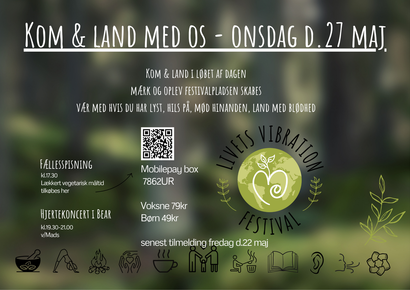Kom & land med os