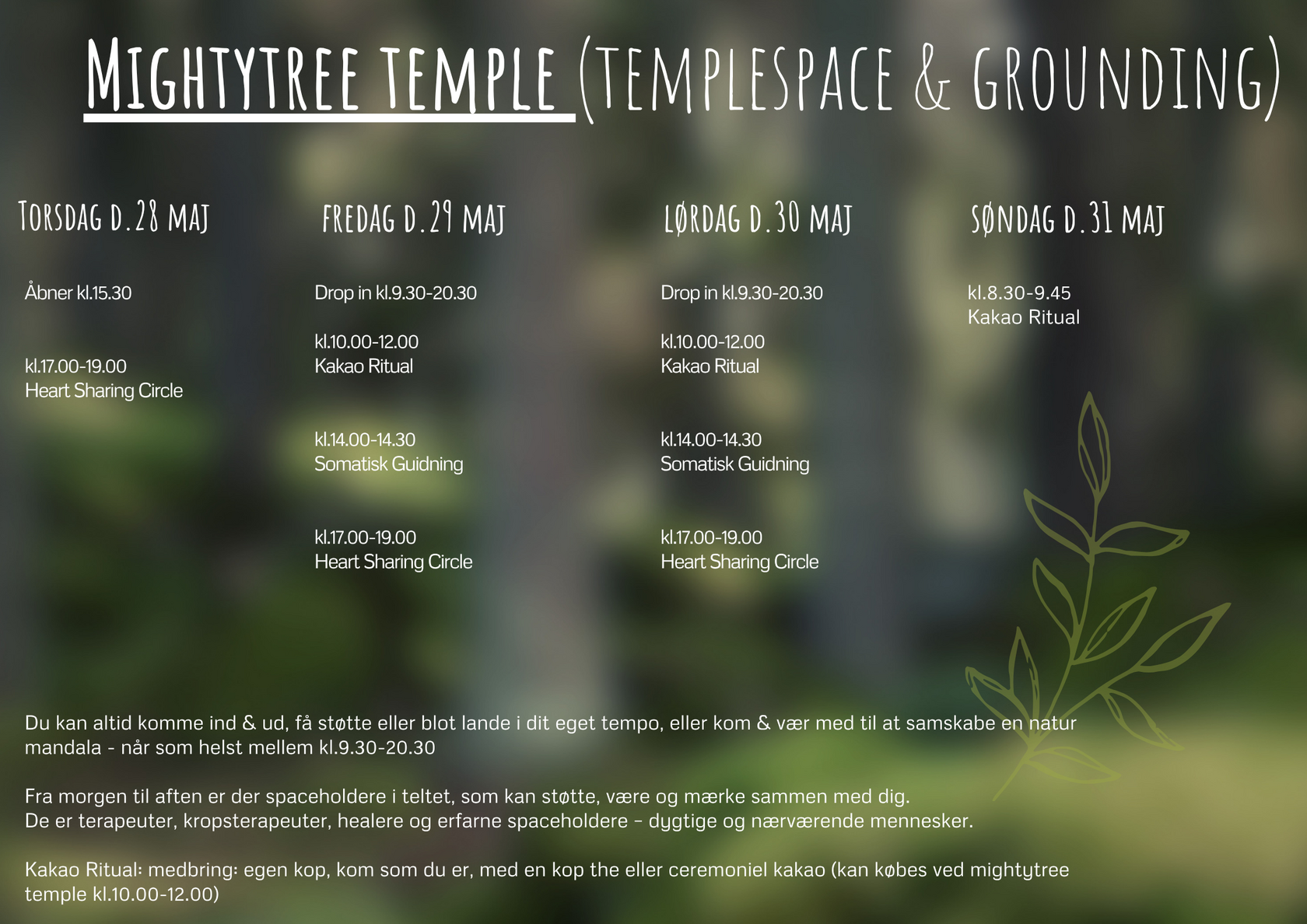 Mightytree - temple & grounding tent