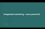 3. Integrated marketing