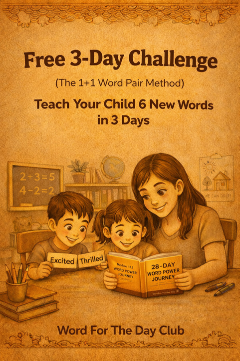 3-Day Free Trial of 28-Day Word Power Journey