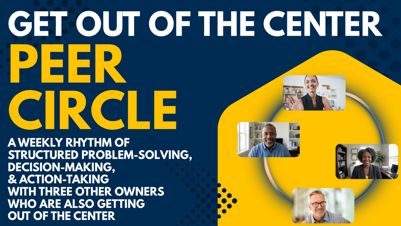 Get Out of the Center Peer Circle Product Card