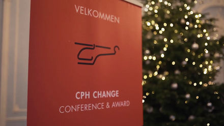 CPH Change konference skilt