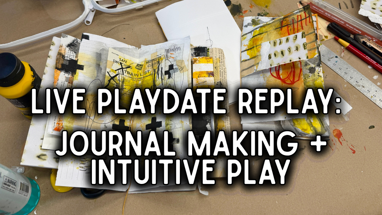 Live Playdate Replay journal making + intuitive play Catalog Image