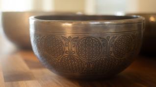 Nick's Singing Bowl with the Flower of Life