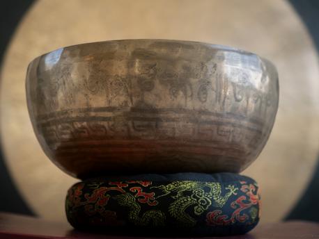 Nick's Singing Bowl with the Flower of Life