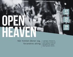 Open heaven A6 stående (- event