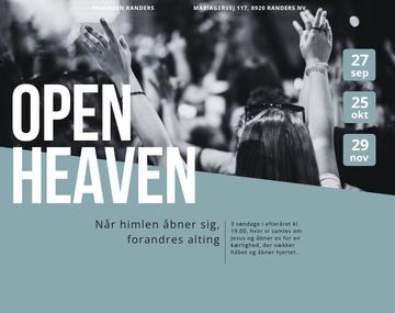 Open heaven A6 stående (- event
