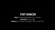 SA03 TINY DANCER