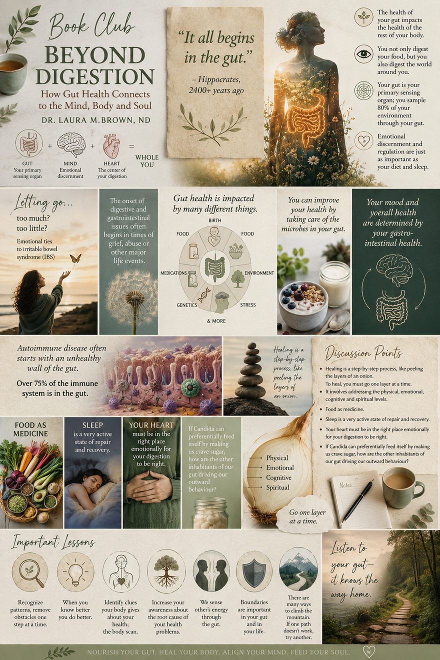 Digital mood board for Beyond Digestion
