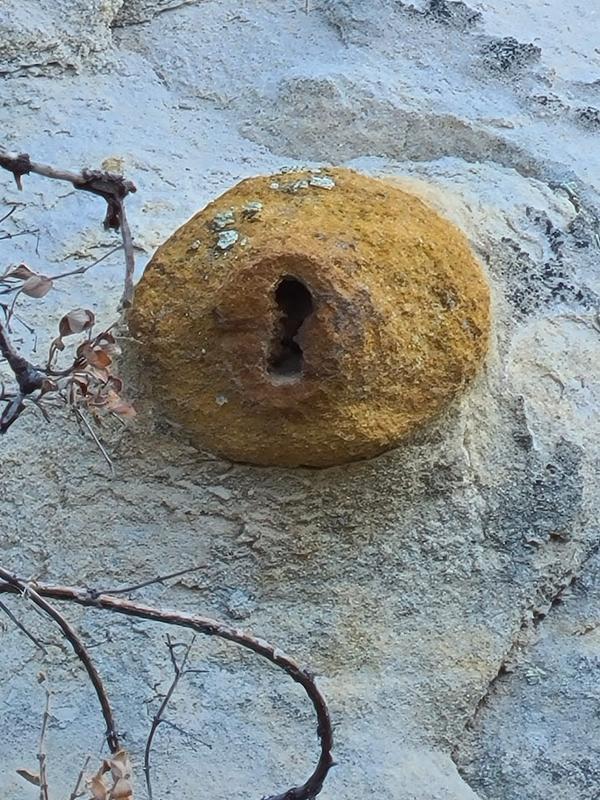 key hole in rock