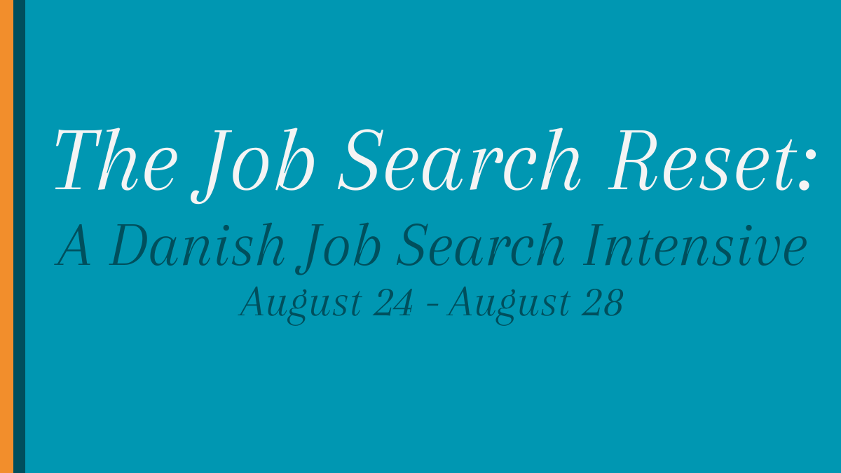 The Job Search Reset A Danish Job Search Intensive - Simplero