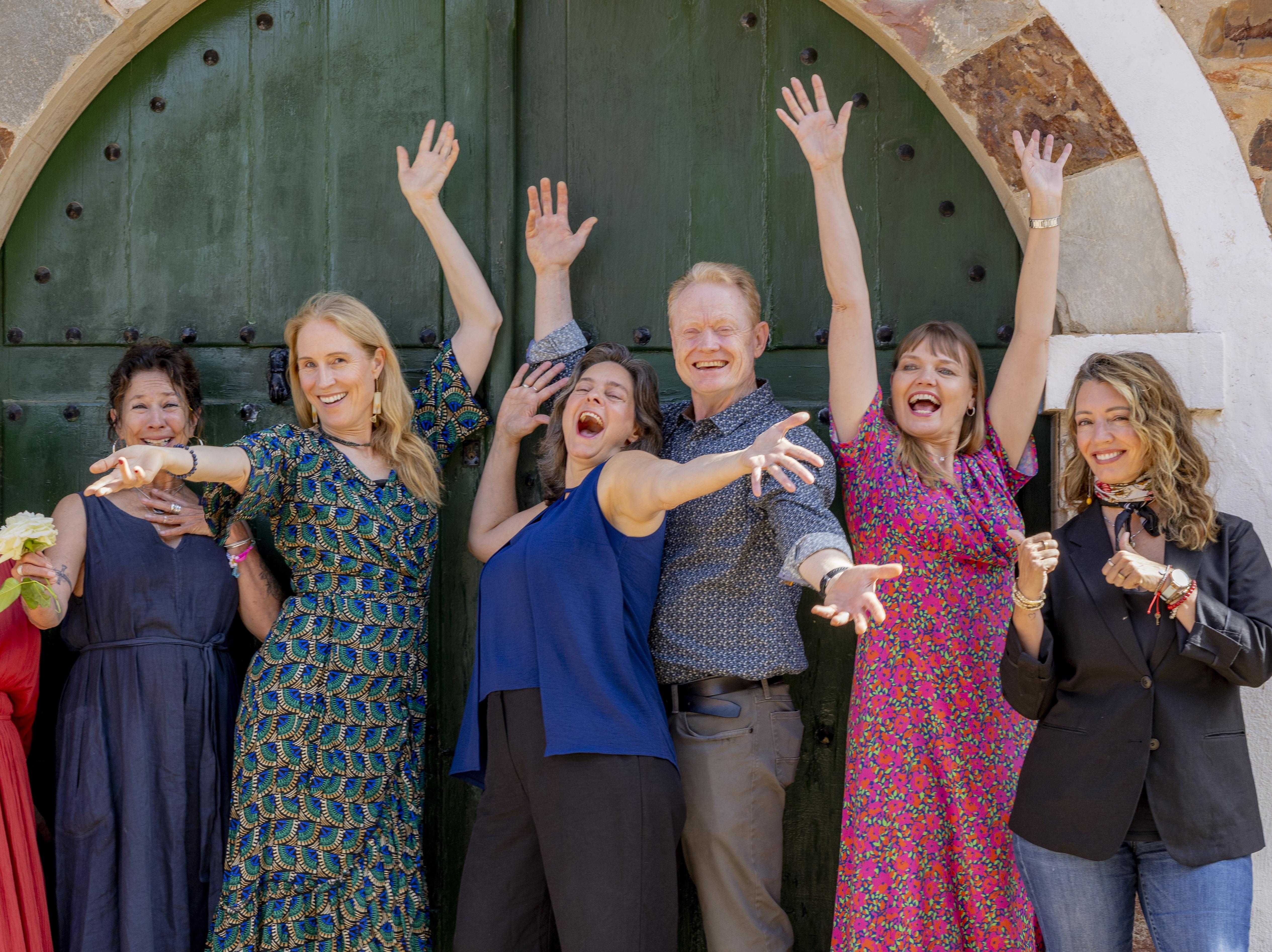 Our brave participants who went deep into coach certification training in Spain this year celebrate themselves (1676) cropped