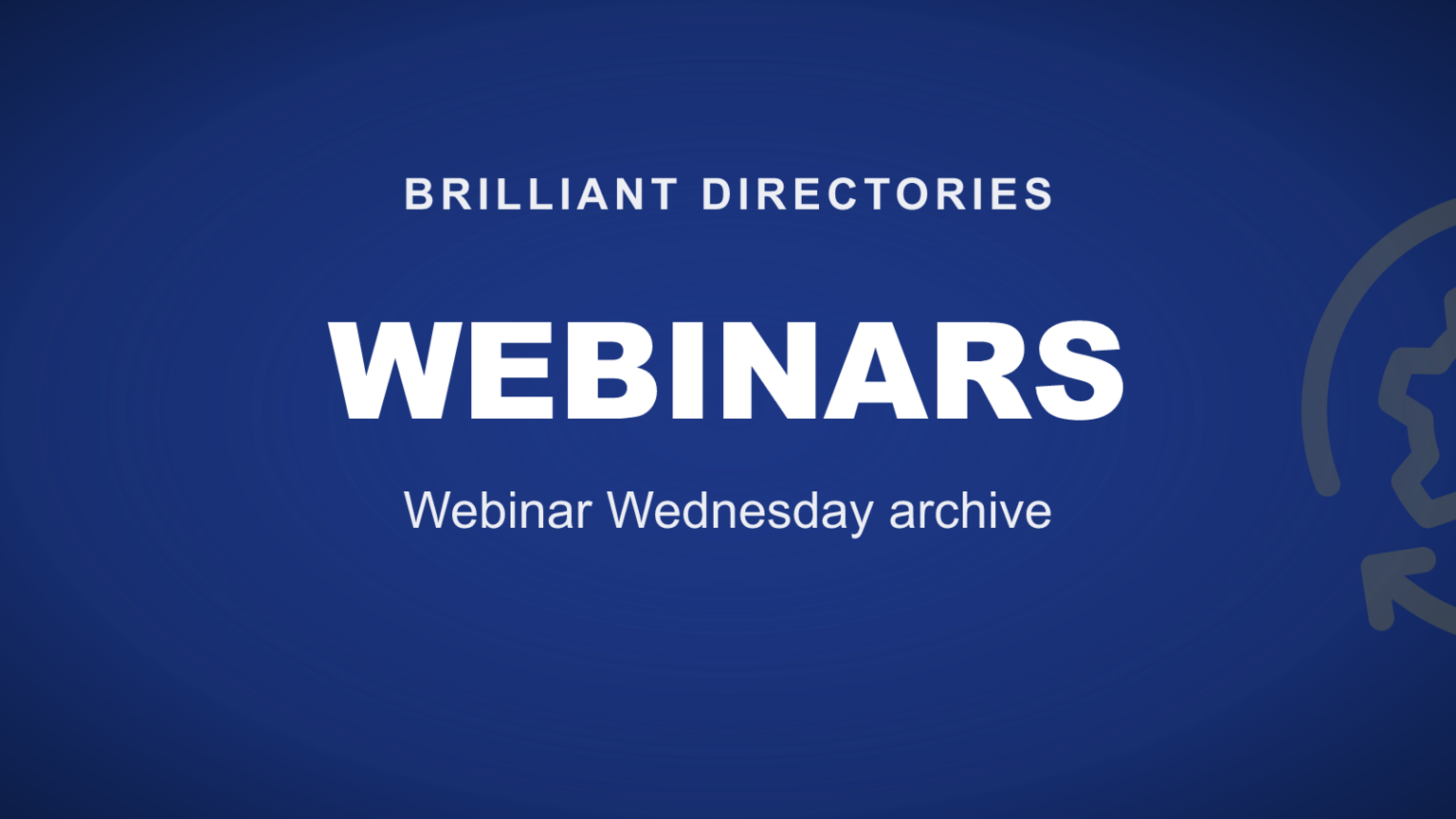 BD Webinars course cover