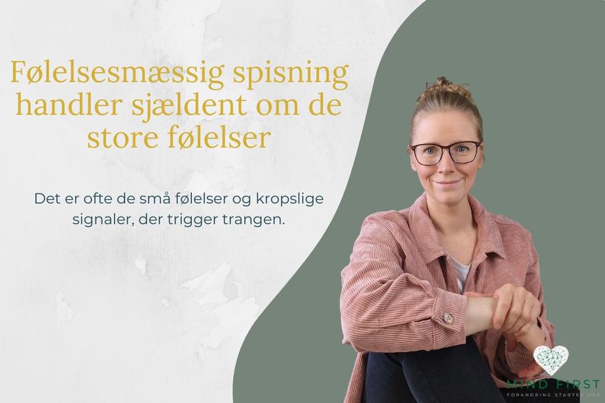 Lene Steinke, diætist og psykoterapeut, om hvordan følelsesmæssig spisning ofte handler om små følelser og kropslige signaler, der udløser trang til mad