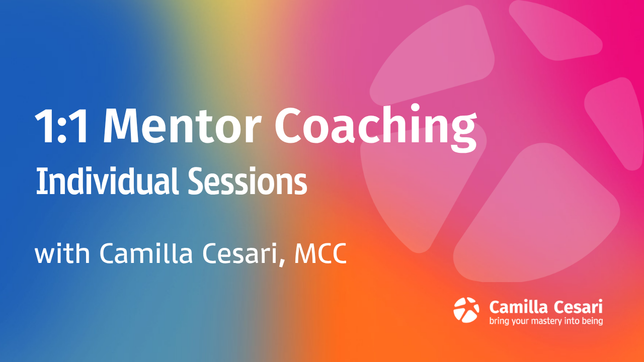 1:1 Mentor Coaching