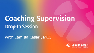 Coaching Supervision Drop In Session