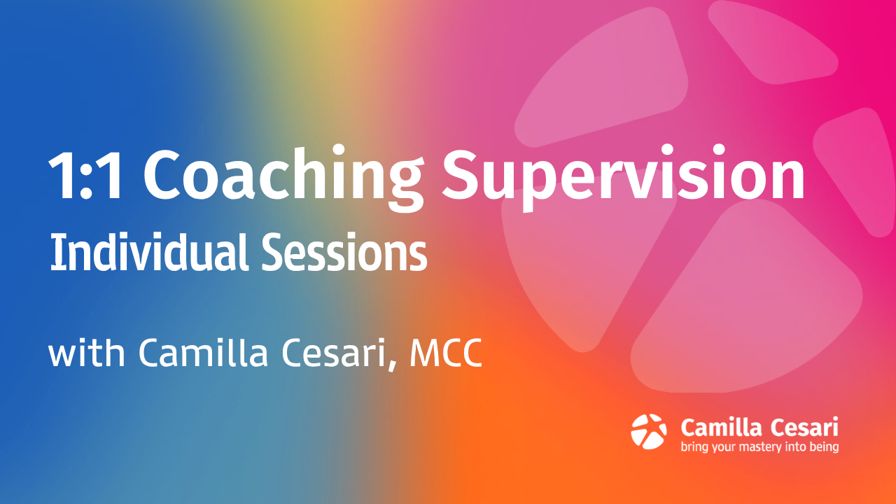 1:1 Coaching Supervision
