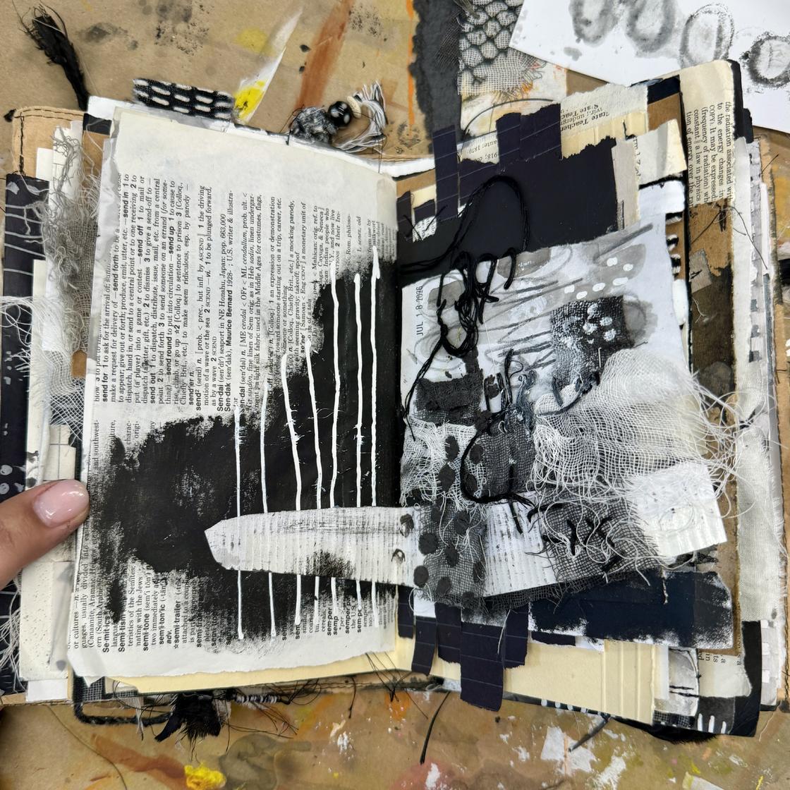 BB playdate - collage clusters journal 2