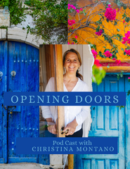 opening doors pod cast post card