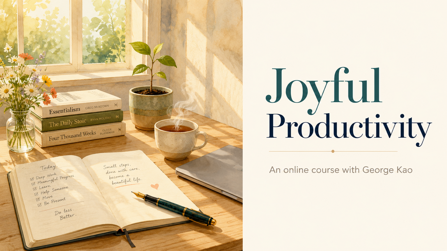 Joyful Productivity Course cover 2026