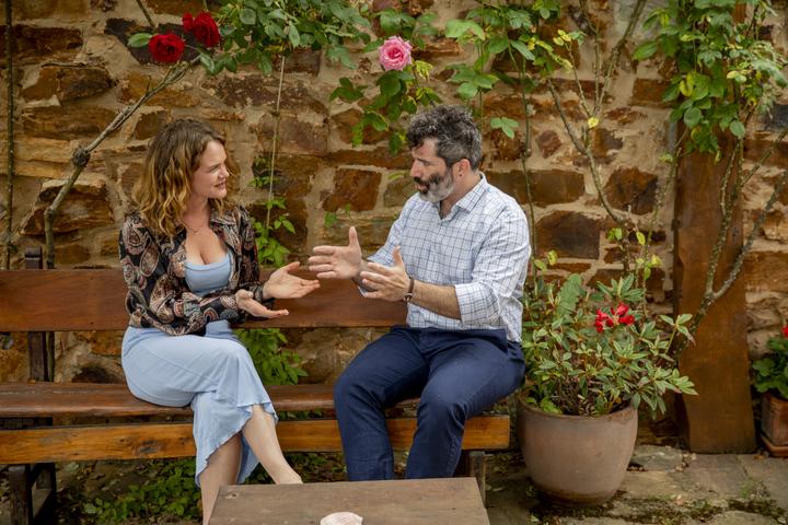 Embodied coaching on our coach certification training retreat in Spain - the body has its own language