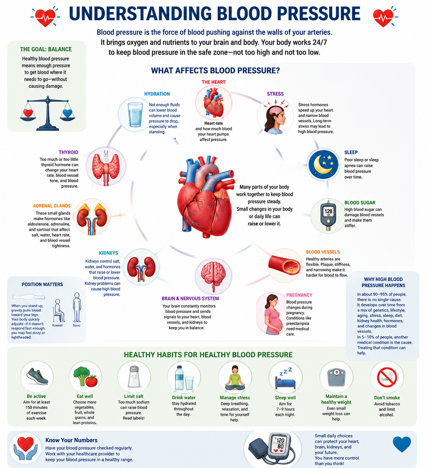 Blood Pressure Education Chart