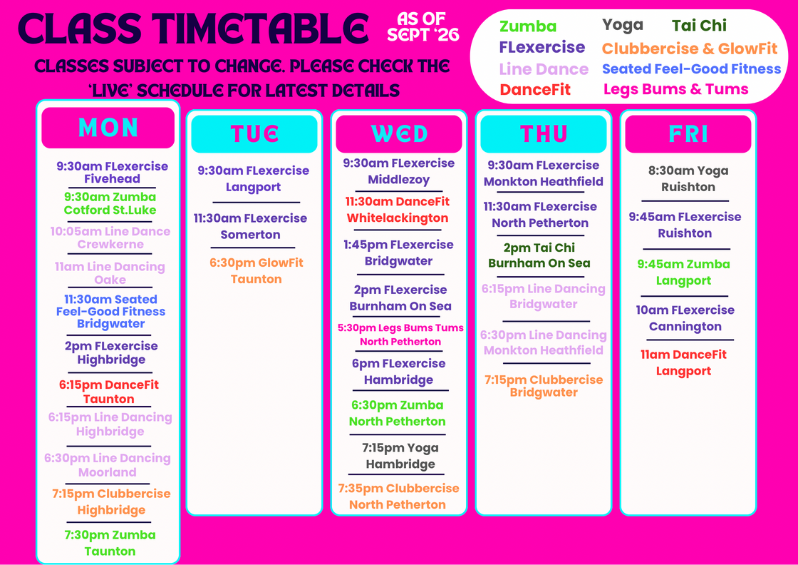 Class timetable