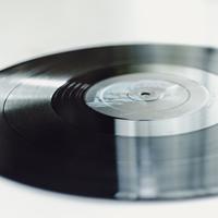 A vinyl record