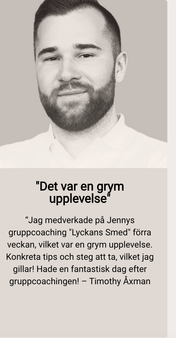 Testimonial Timothy Åxman