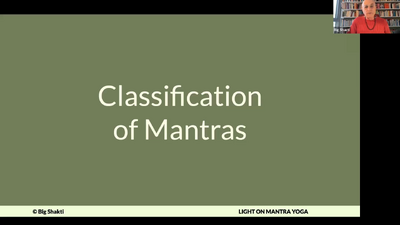 Light on Mantra Yoga Foundations Class 2-5 Classification