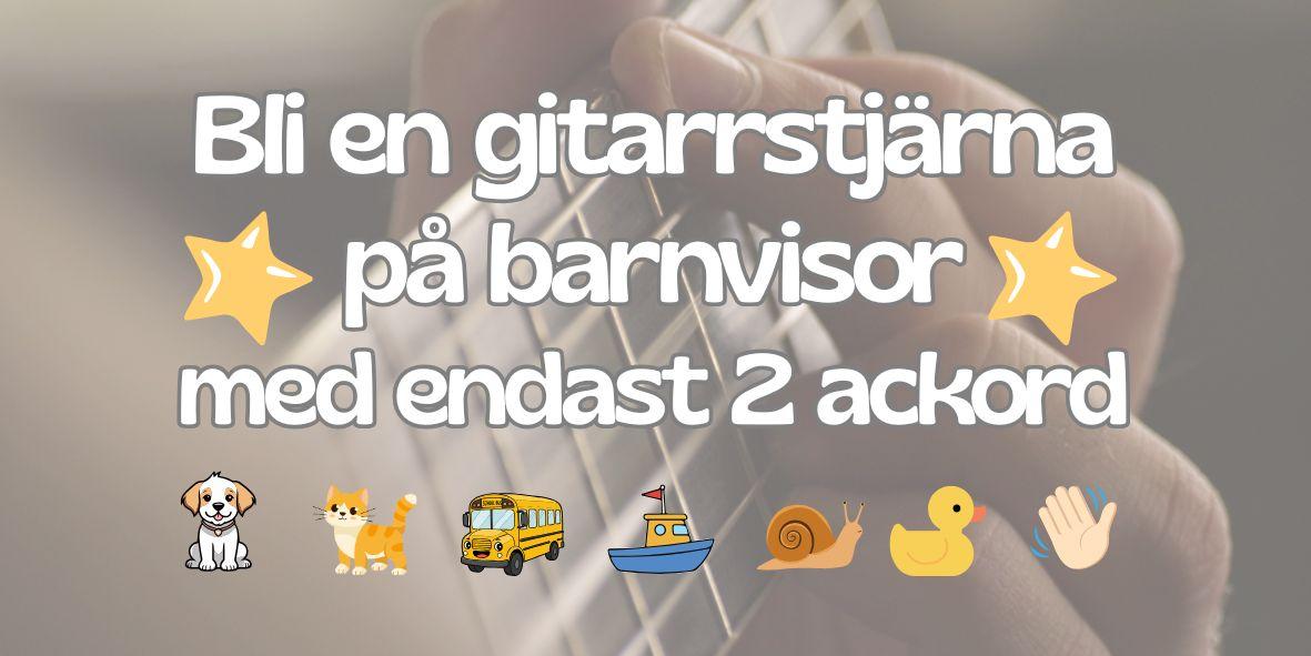 52 barnvisor med 2 ackord