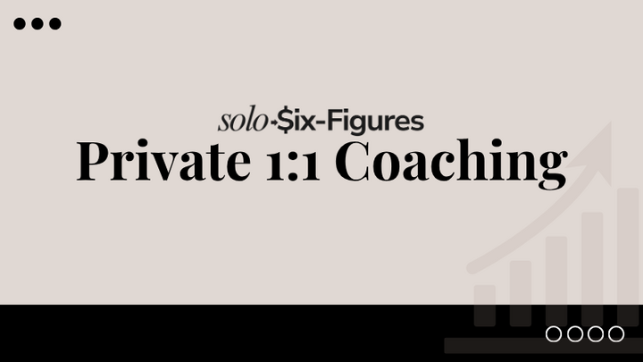 Private Coaching