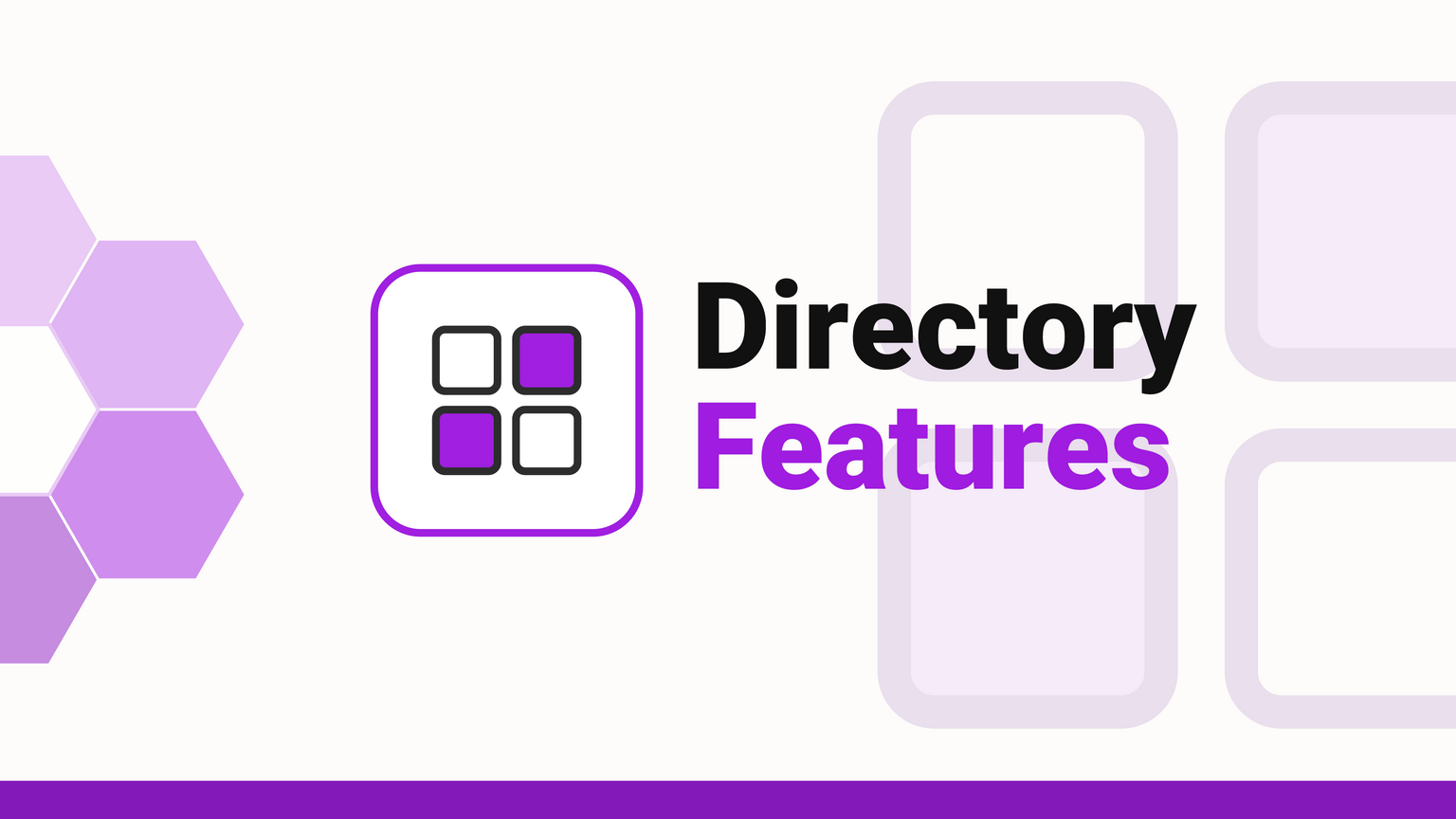 Directory Features Cover