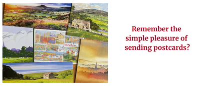 nostalgic pleasure of postcards