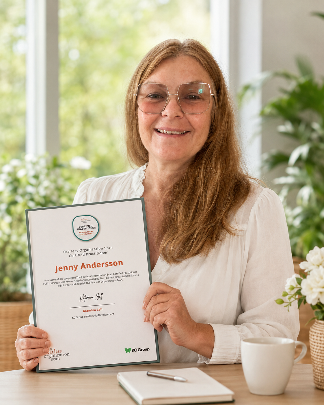 Jenny Andersson — Certifierad Fearless Organization Scan