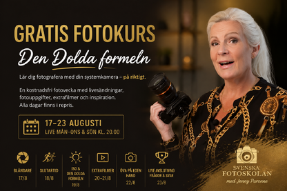 Affischbild på Gratis Fotokurs med Jenny Puronne