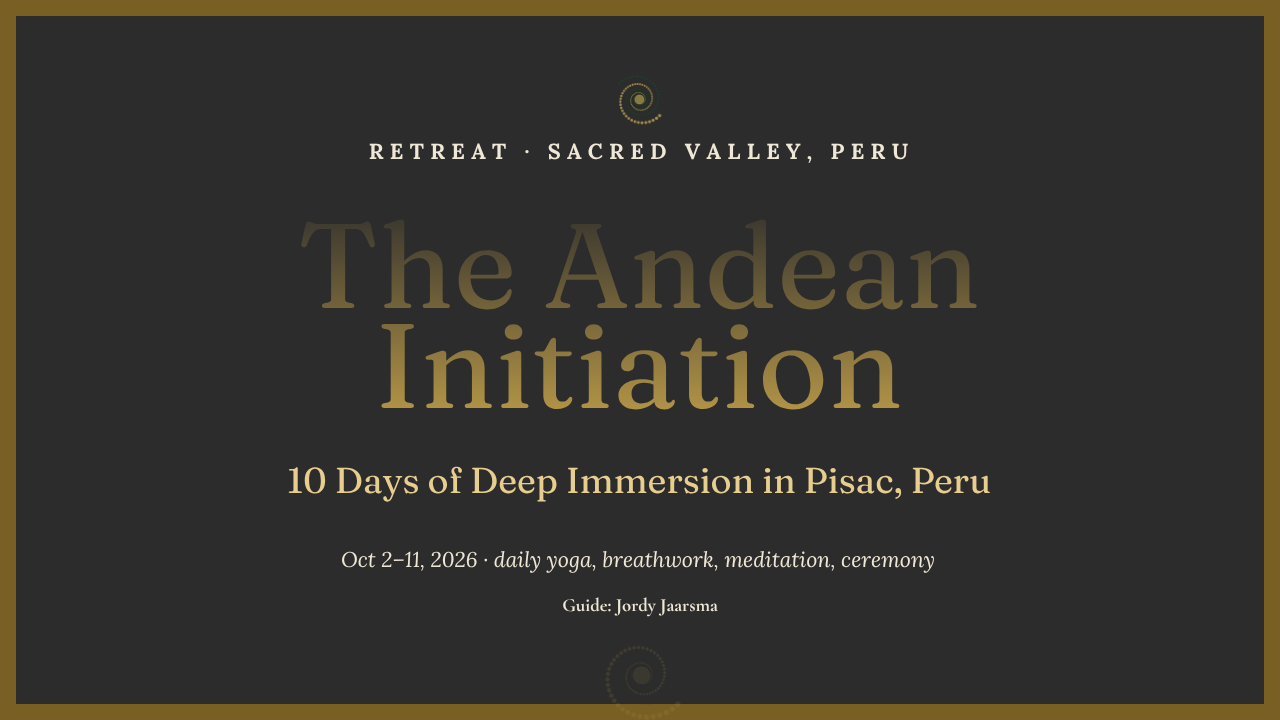 The Andean Initiation Group Retreat Peru PCI