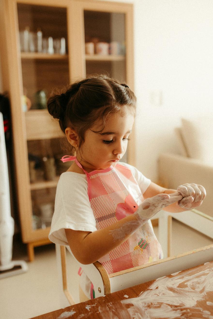 3 year old cooking